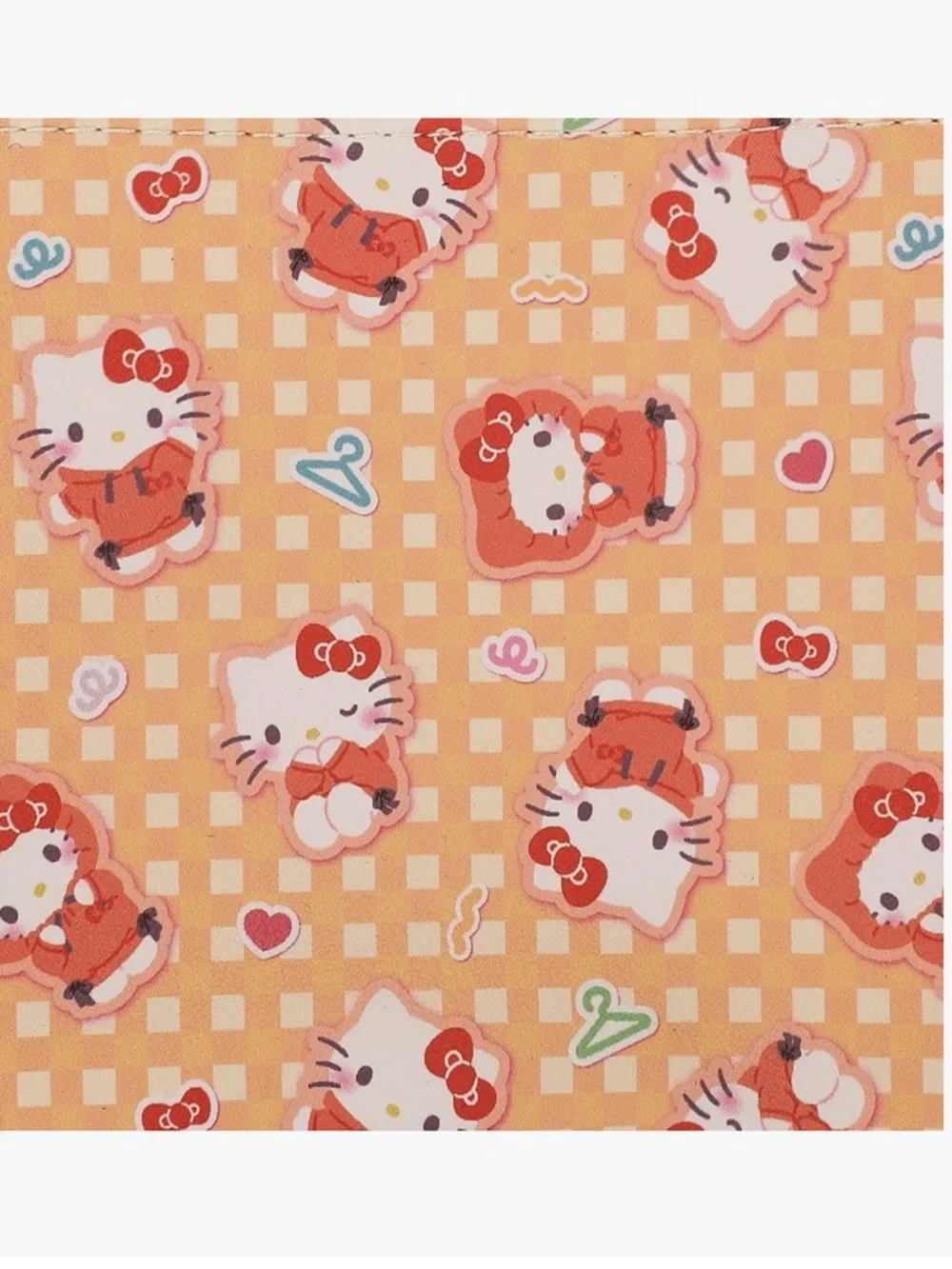 Sanrio Hello Kitty Clear & Peach 3-Piece Cosmetic Bag Set
